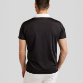 Herren-Turniershirt MoWill Short Sleeve Schwarz Herren-Turniershirt MoWill Short Sleeve Schwarz