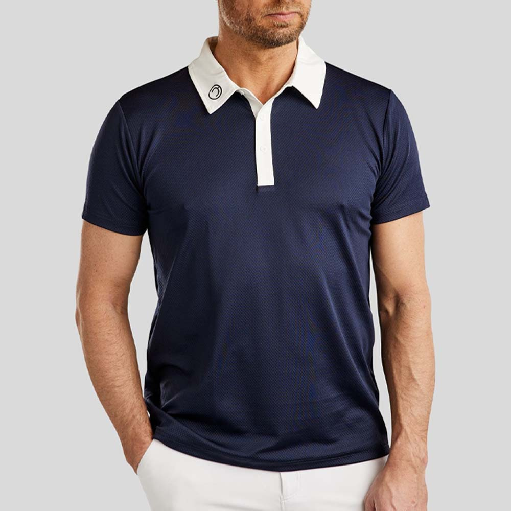 Herren-Turniershirt MoWill Short Sleeve Marineblau