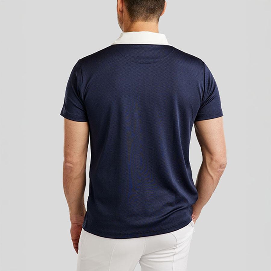 Herren-Turniershirt MoWill Short Sleeve Marineblau