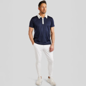 Herren-Turniershirt MoWill Short Sleeve Marineblau Herren-Turniershirt MoWill Short Sleeve Marineblau