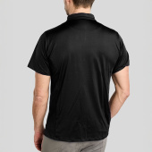 Herren Poloshirt Clubwear Schwarz Herren Poloshirt Clubwear Schwarz