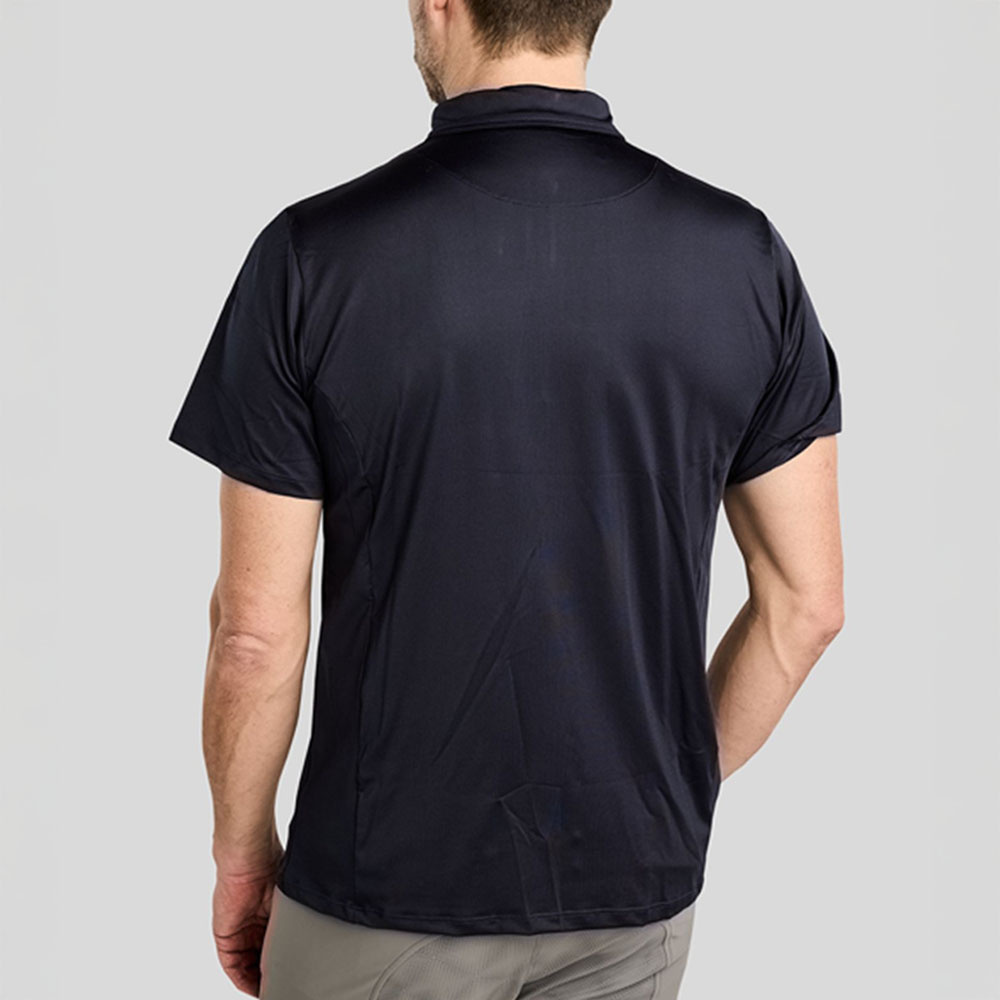 Herren Poloshirt Clubwear Marineblau