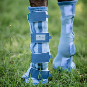 Fliegenschutzstiefel Fly Boots Hellblau/Blau/Silber Fliegenschutzstiefel Fly Boots Hellblau/Blau/Silber