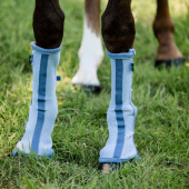 Fliegenschutzstiefel Fly Boots Hellblau/Blau/Silber Fliegenschutzstiefel Fly Boots Hellblau/Blau/Silber