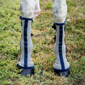Fliegenschutzstiefel Fly Boots Silber/Marineblau Fliegenschutzstiefel Fly Boots Silber/Marineblau