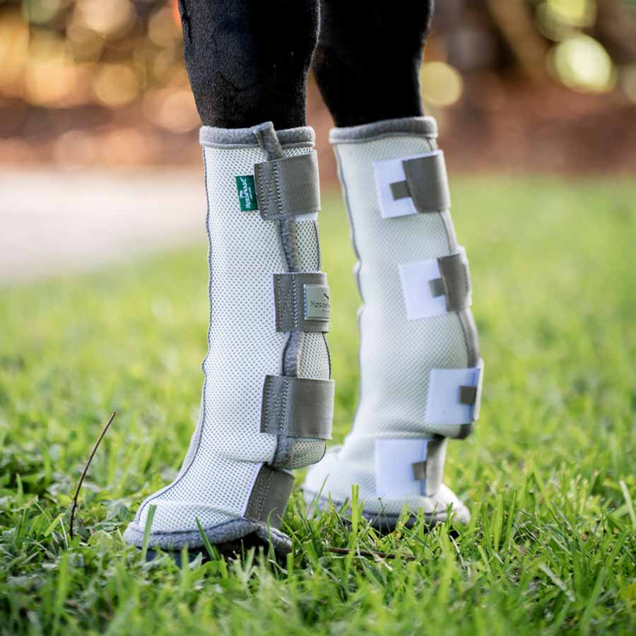 Fliegenschutzstiefel Fly Boots Silber/Grau/Silber