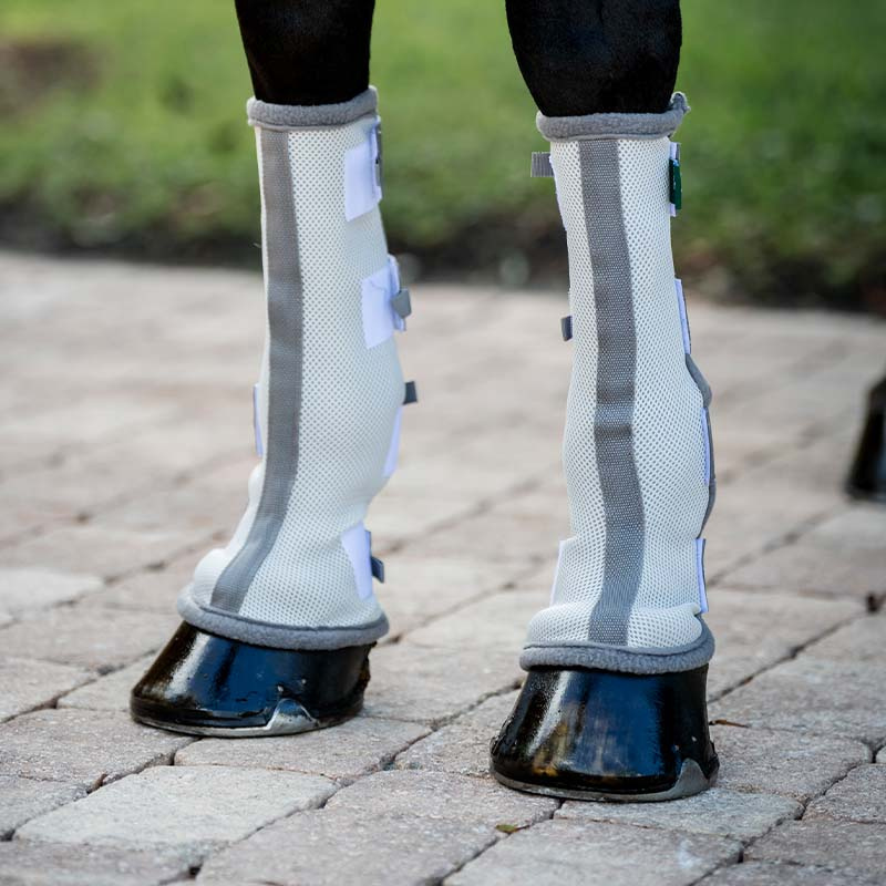 Fliegenschutzstiefel Fly Boots Silber/Grau/Silber