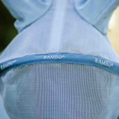 Fliegenhaube Rambo Hellblau/Blau/Silber Fliegenhaube Rambo Hellblau/Blau/Silber