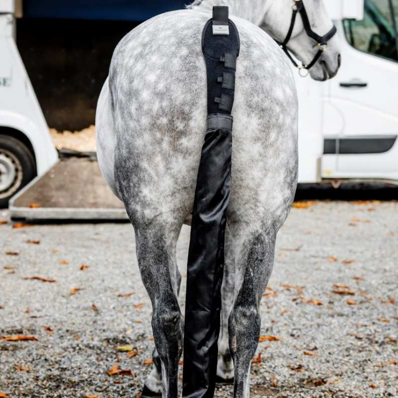 Schweifschoner mit Tasche 210T Schwarz
