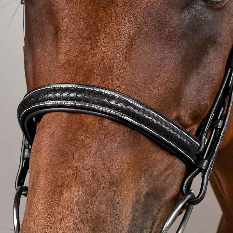 Trense ohne Sperrriemen Plaited Dyon Collection Schwarz