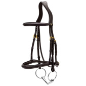 Trense ohne Sperrriemen Plaited Dyon Collection Schwarz Trense ohne Sperrriemen Plaited Dyon Collection Schwarz