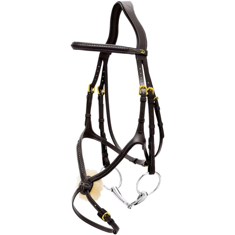 Mexikanische Trense Plaited Dyon Collection Schwarz