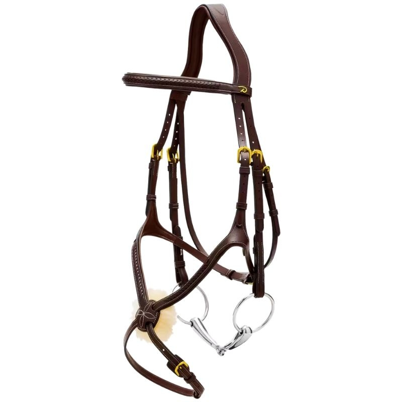 Mexikanische Trense Plaited Dyon Collection Braun