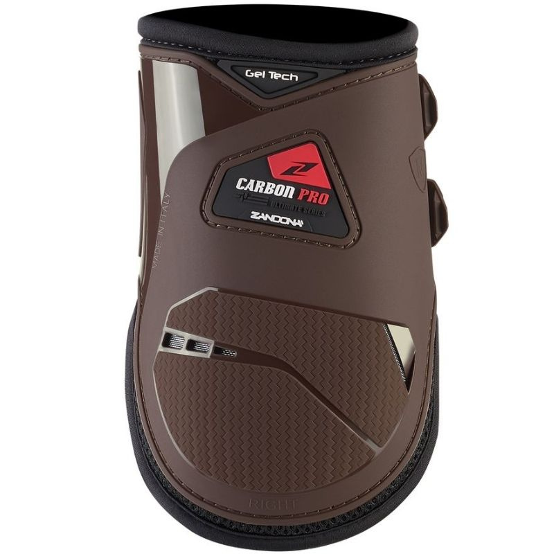 Hintere Gamaschen Carbon Pro Braun