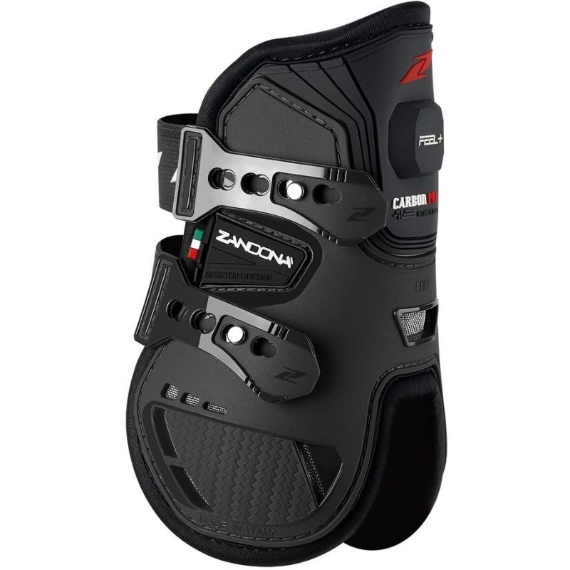 Hintere Gamaschen Carbon Pro Feel+ Schwarz
