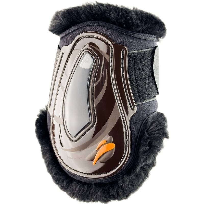 Streichkappen eAirshock Legend Velcro Fluffy Braun