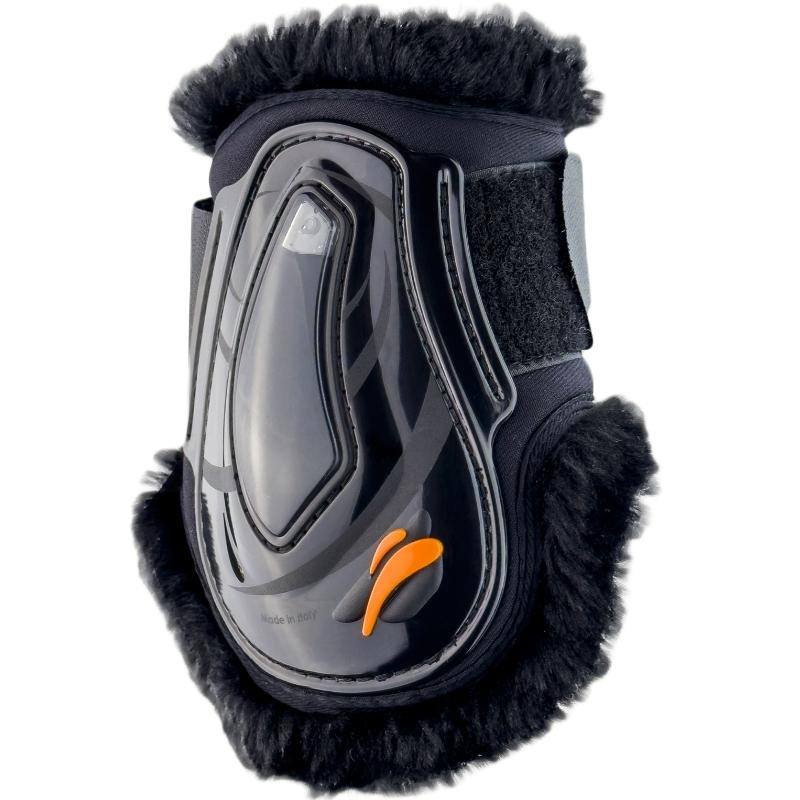 Streichkappen eAirshock Legend Velcro Fluffy Schwarz