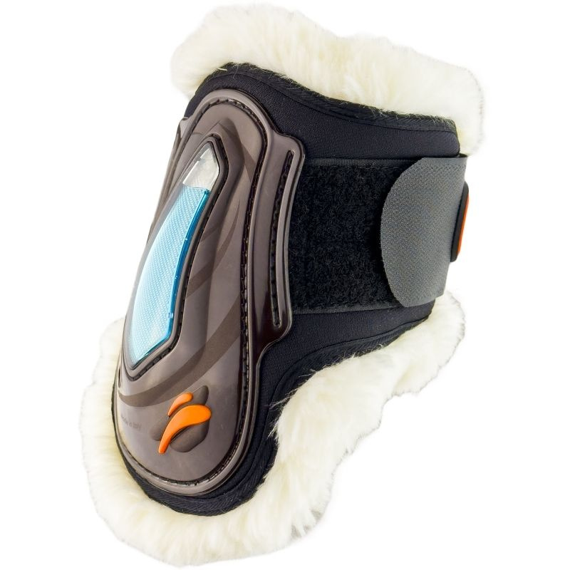 Streichkappen eAirshock Velcro Fluffy Braun