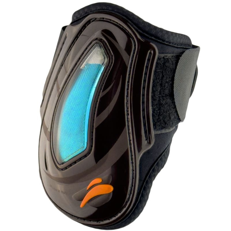 Streichkappen eAirshock Velcro Braun