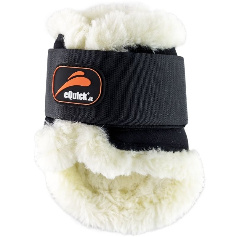 Streichkappen eAirshock Velcro Fluffy Schwarz