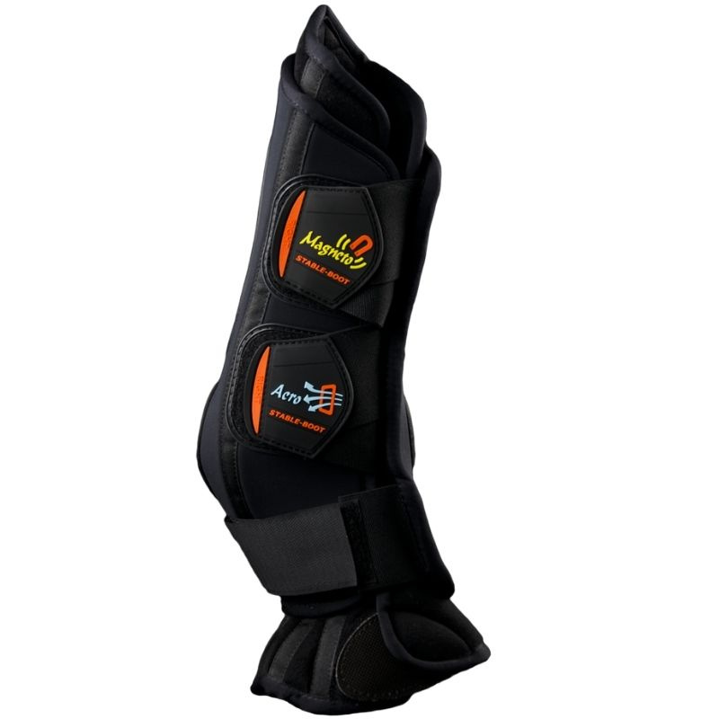 Stallgamaschen eBoots Aero Magneto Front Schwarz