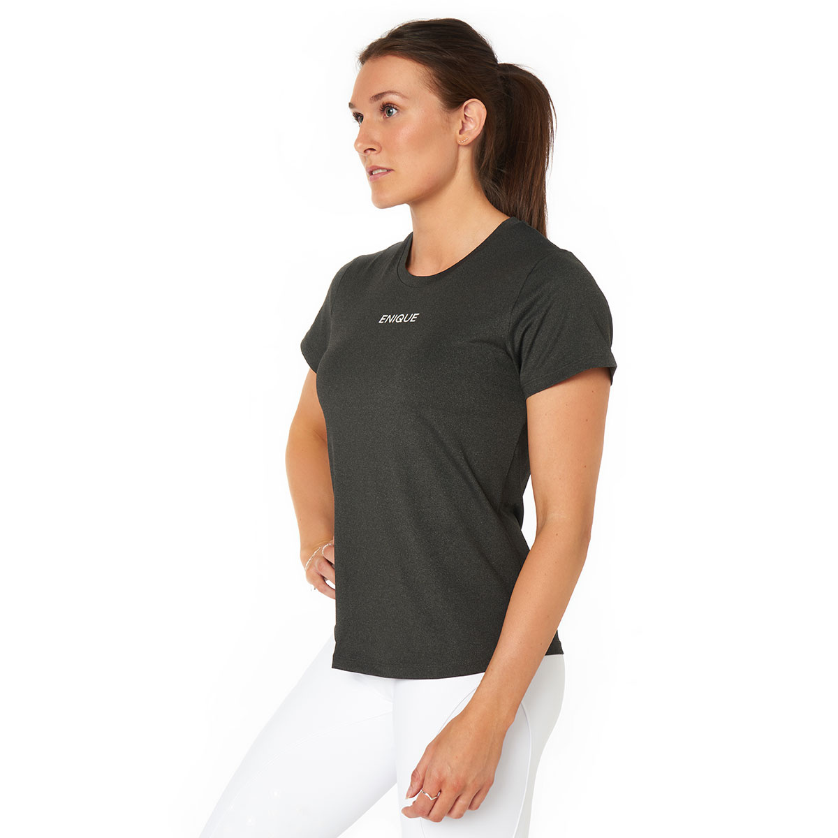 T-Shirt Alltag Mitternachtsgrau