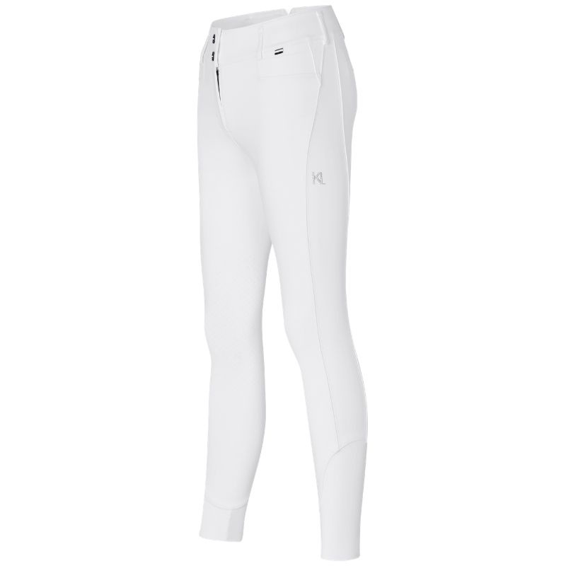 Reithose KLKira H Shape Knee Grip Weiß