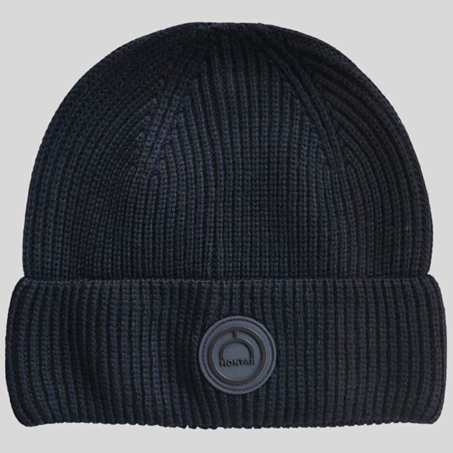 Mütze Knitted Wool Schwarz
