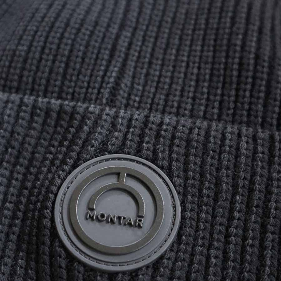 Mütze Knitted Wool Schwarz
