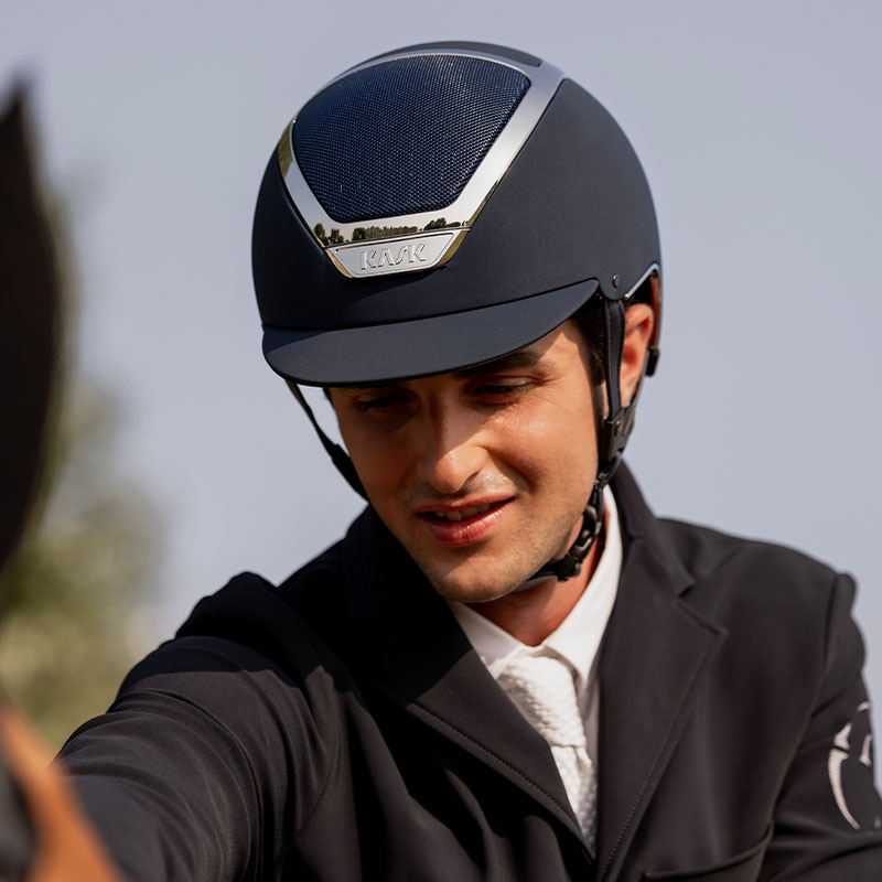 Reithelm Dogma Chrome Marineblau/Silber