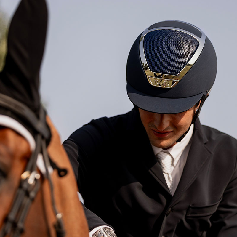 Reithelm Dogma Chrome Marineblau/Silber