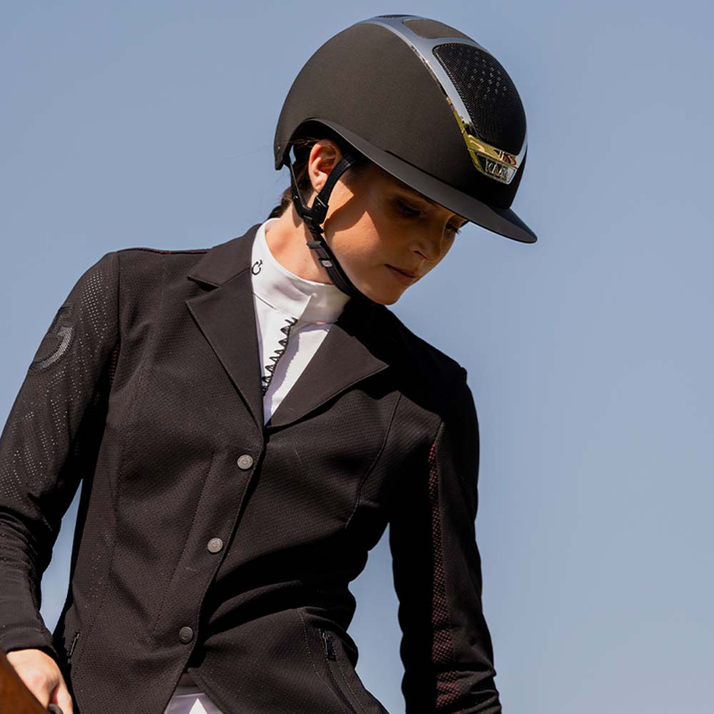 Reithelm Star Lady Chrome Schwarz/Silber