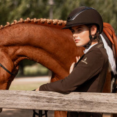 Reithelm Star Lady Chrome Braun Reithelm Star Lady Chrome Braun