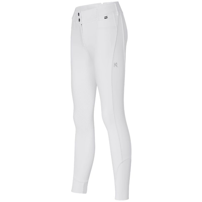 Reithose KLKira H Shape Full Grip Weiß