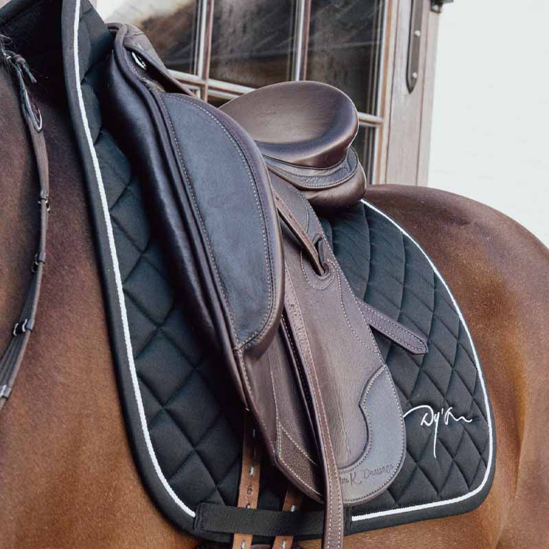 Dressurschabracke Diamond Schwarz