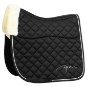 Dressurschabracke Skin Friendly Vegan Sheepskin Schwarz Dressurschabracke Skin Friendly Vegan Sheepskin Schwarz