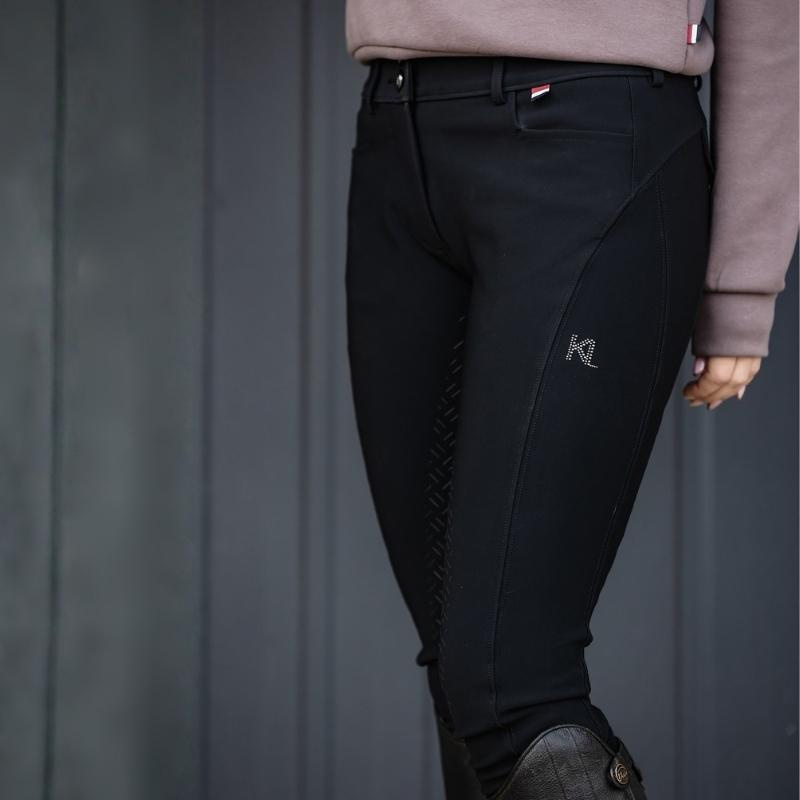 Reithose KLKimi A Shape Full Grip Schwarz