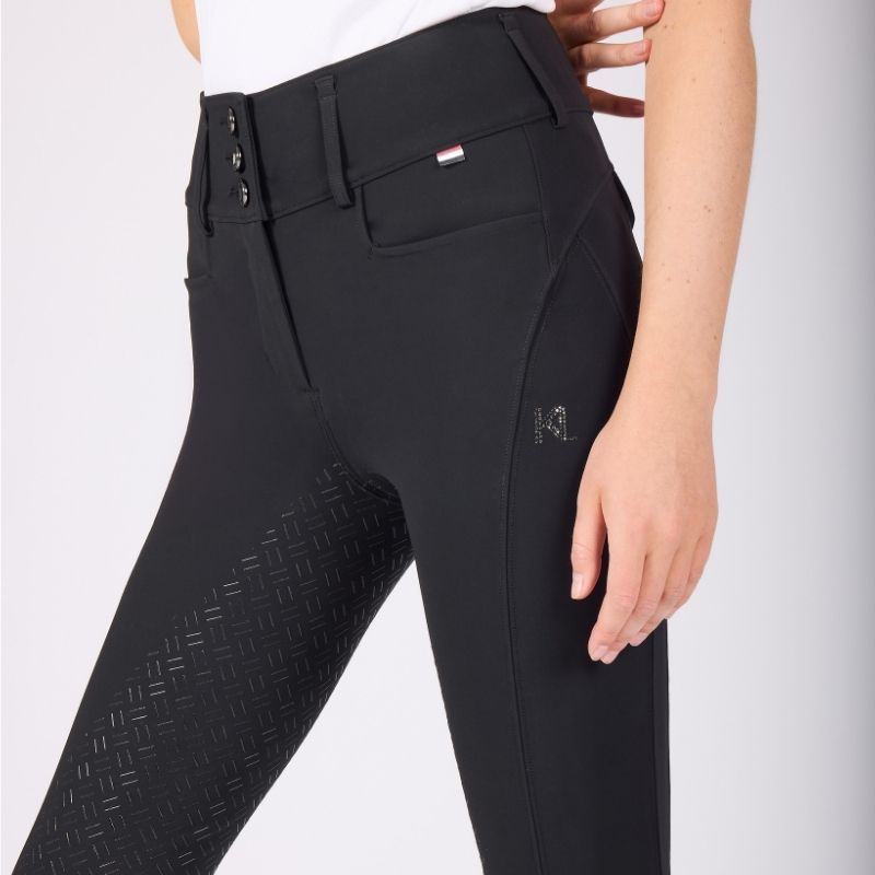 Reithose KLKimi A Shape Full Grip Schwarz