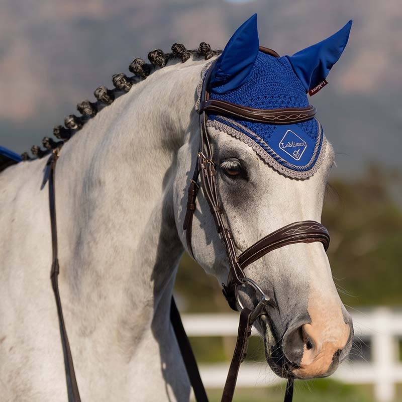 Haube Classic Blau/Grau