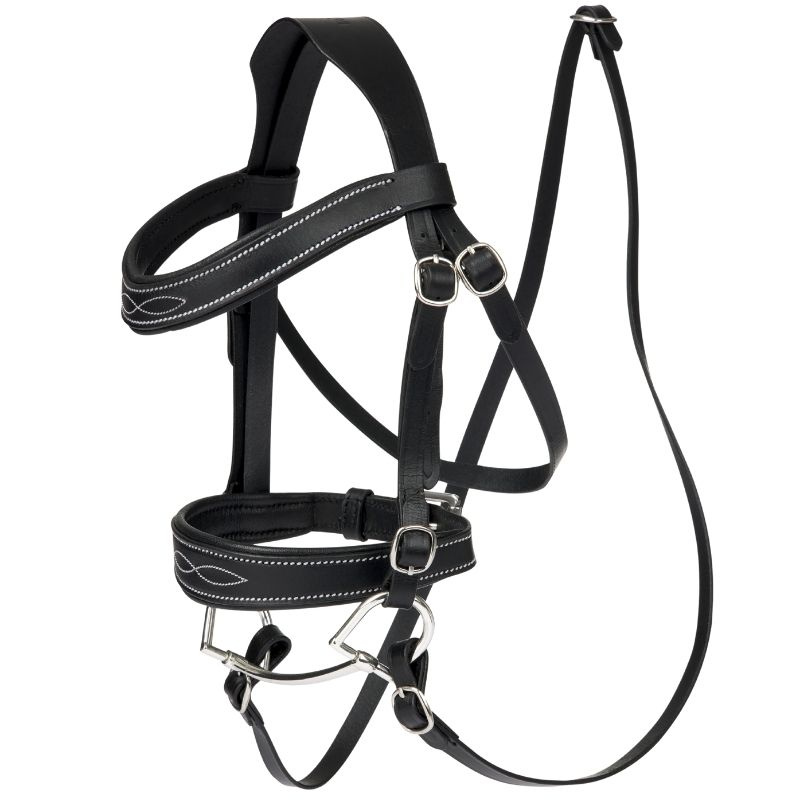 Trense für Steckenpferd Competition Schwarz