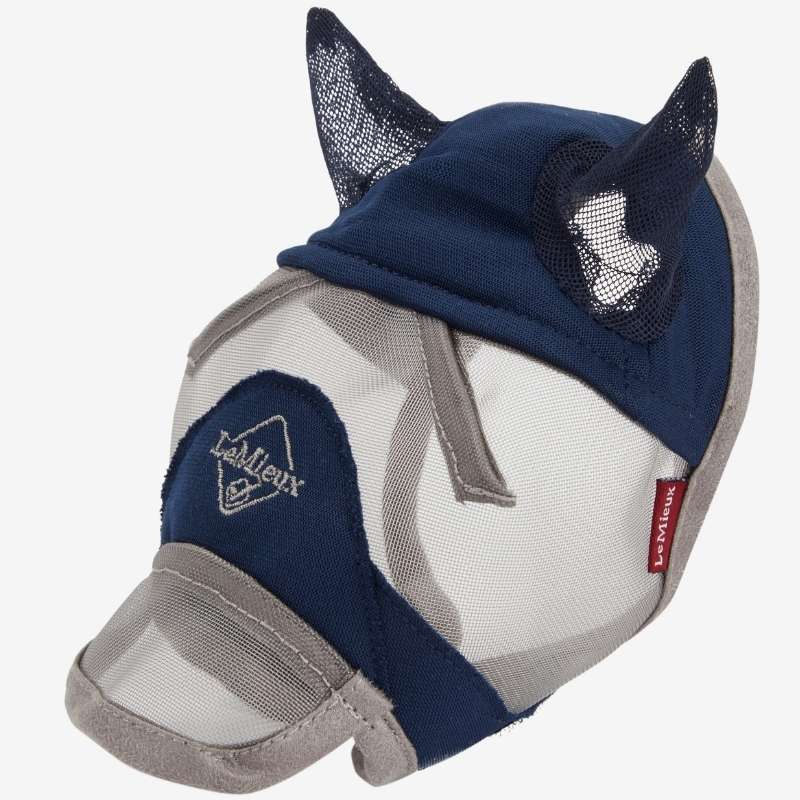 Fliegenmaske Toy Pony Grau/Marineblau