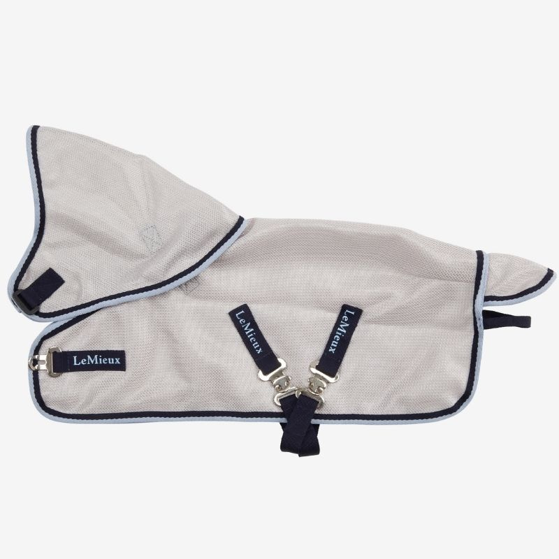 Fliegendecke Toy Pony Grau/Marineblau