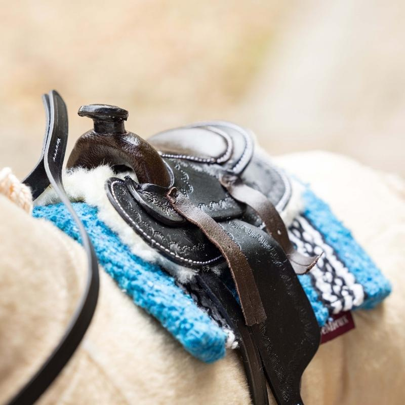 Westernpad Toy Pony Türkis
