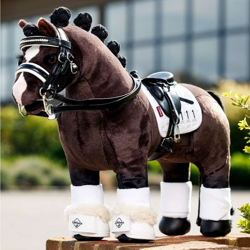 Hufglocken Toy Pony Dressage Weiß