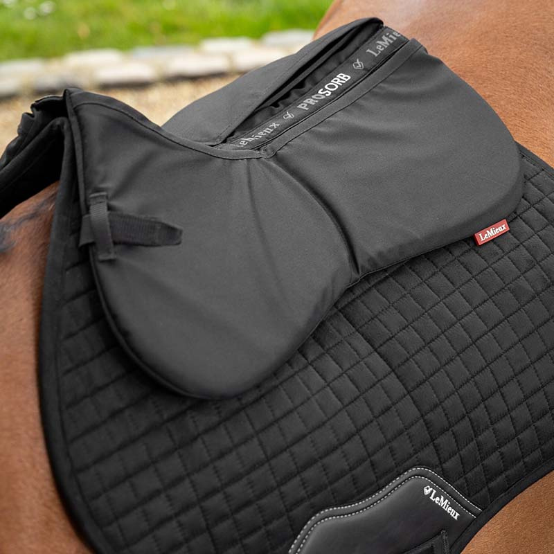 Sattelpad ProSorb Plain 2 Pocket Schwarz