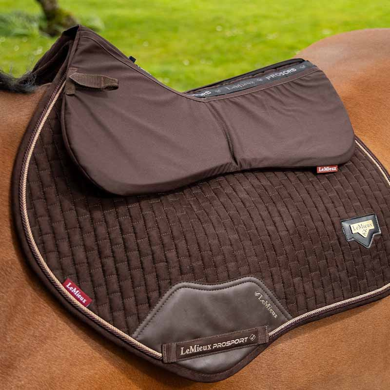 Sattelpad ProSorb Plain 2 Pocket Braun