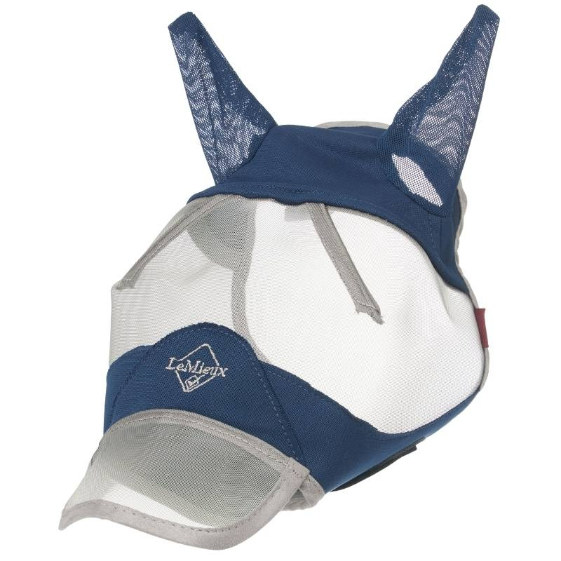 Fliegenmaske für Steckenpferd Marineblau