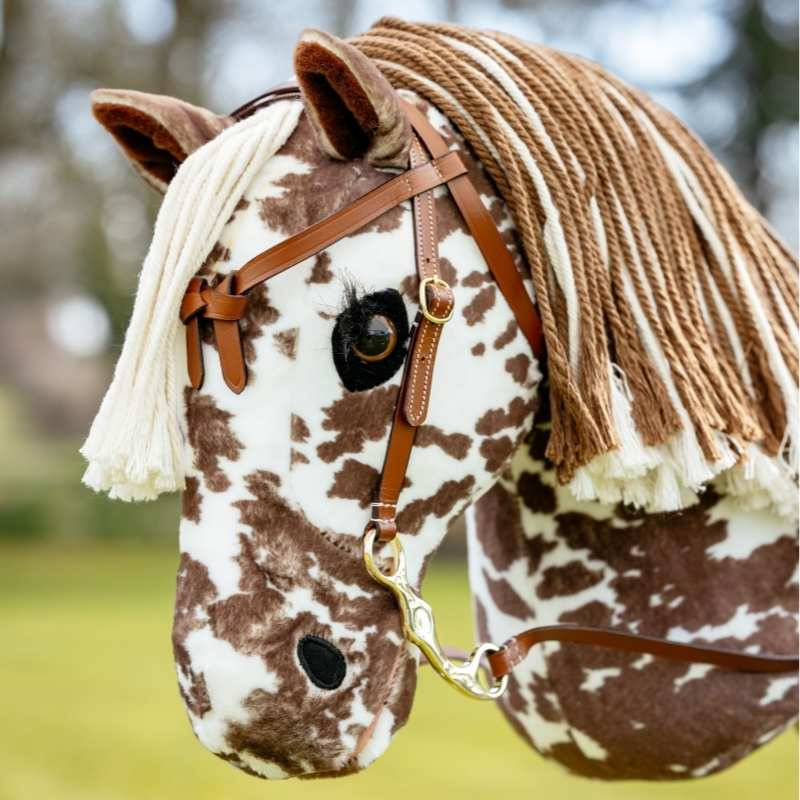 Westerntrense für Steckenpferd Braun