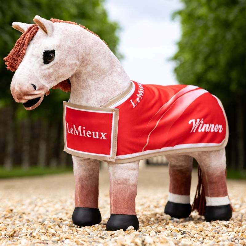 Wettkampfdecke Toy Pony Winners Rot