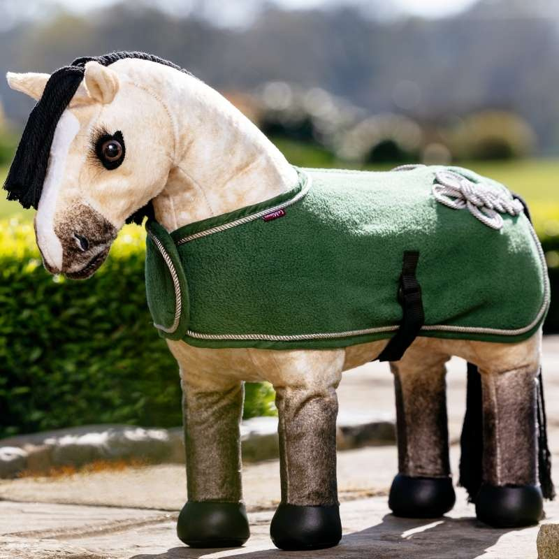Fleecedecke Toy Pony Grün